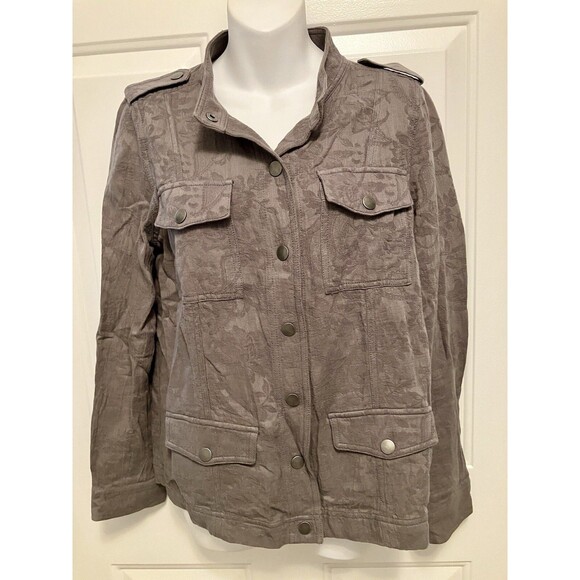 hinge Jackets & Blazers - Hinge Designed in Seattle Jacket Olive Sage‎ Green Shirt Shacket S Small Women’s
